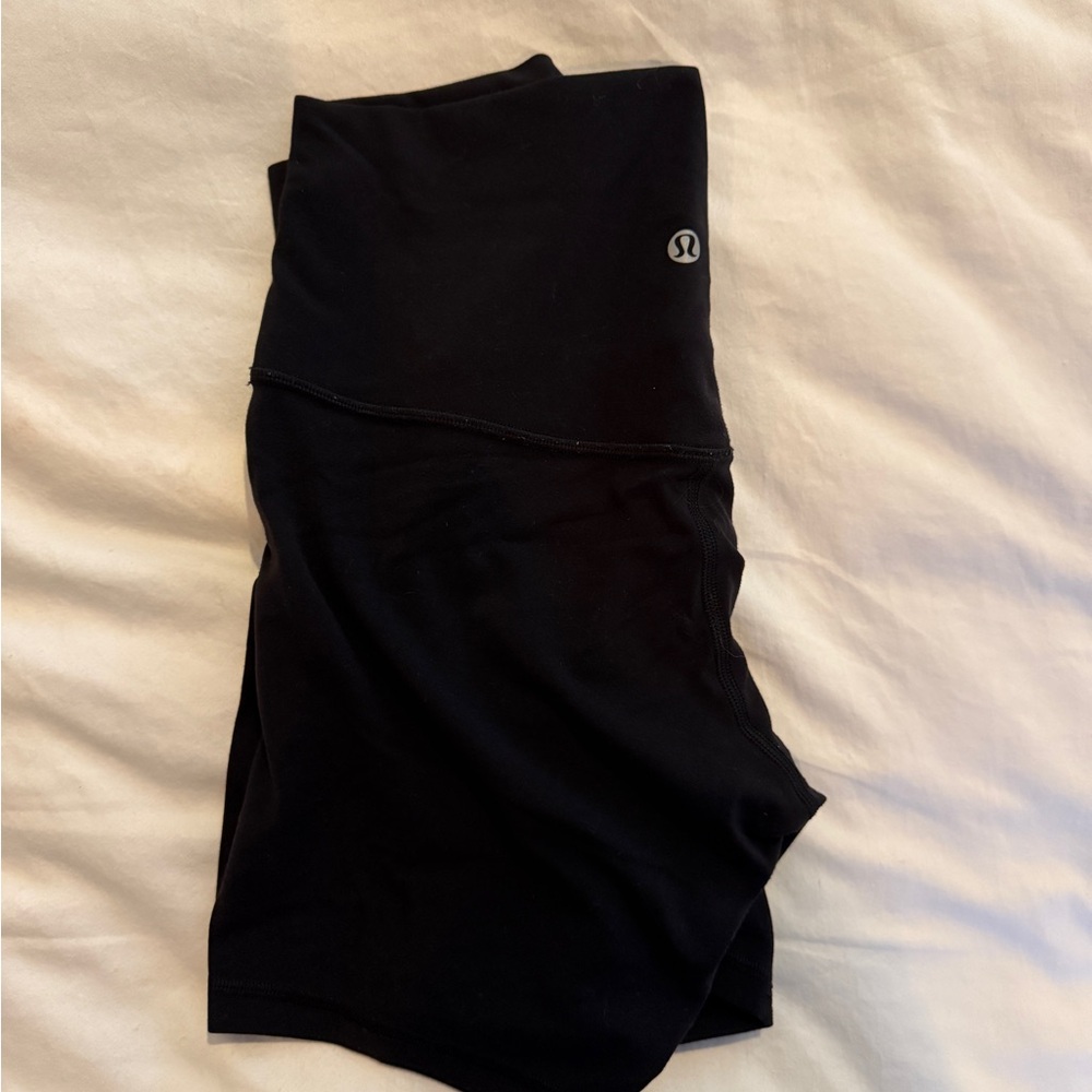 Lululemon Black Biker Shorts.
